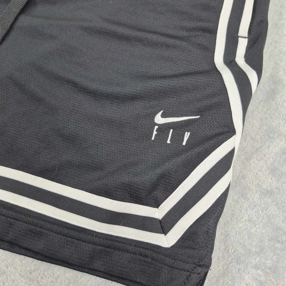Nike Fly Crossover Basketball Shorts Black White Dri-FIT DH7325-010 Womens 6" - Picture 3 of 12